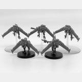 28mm Scale Scavenger Operators Resin Model Kit Minitaure Resin Doll Tabletop War Gaming Unpainted Soldier Figures Model Toys