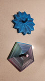 3D printed two-in-one sensory decompression stars and pentagons Toy Cool and portable toys