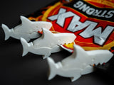 3D printed shark bag clip Cute and practical clips in multiple colors Movable joint