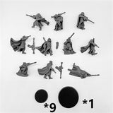 28mm GRIM GUARD MARKSMEN Resin Model Kit Miniature Tabletop War Gaming 10 Soldiers Unpainted Minitary Diorama Figurines for RPG