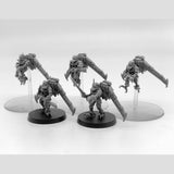 28mm Scale Scavenger Operators Resin Model Kit Minitaure Resin Doll Tabletop War Gaming Unpainted Soldier Figures Model Toys
