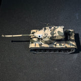 Classic 1/72  1/100 Scale Modern US Army T58 Heavy Tank Miniature Model Cold War US Army Swaying Turret with M2 Machine Gun Camouflage Finished Product
