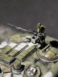 1/72 Scale Modern Russian NSVT Heavy Machine Gun Resin Colored Collection Model Upgrade Kit (Suitable for T-80U Tank)