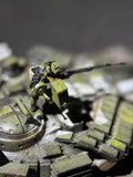 1/72 Scale Modern Russian NSVT Heavy Machine Gun Resin Colored Collection Model Upgrade Kit (Suitable for T-80U Tank)