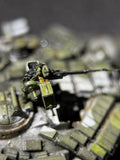 1/72 Scale Modern Russian NSVT Heavy Machine Gun Resin Colored Collection Model Upgrade Kit (Suitable for T-80U Tank)