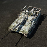 1/72 Scale US Army HSTV-L Light Tank Painted Finished Model Museum Level Certification with Dual Version Counterweight Frame Attached