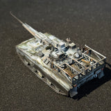 1/72 Scale US Army HSTV-L Light Tank Painted Finished Model Museum Level Certification with Dual Version Counterweight Frame Attached