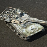 1/72 Scale US Army HSTV-L Light Tank Painted Finished Model Museum Level Certification with Dual Version Counterweight Frame Attached