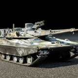 1/72 Scale US Army HSTV-L Light Tank Painted Finished Model Museum Level Certification with Dual Version Counterweight Frame Attached