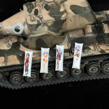1/72 Scale Kawaii WT Girl's Cushion Miniature Model Accessories Emily/Ling/Usagi Tank Mounted Scene Decoration