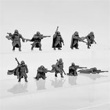 28mm GRIM GUARD MARKSMEN Resin Model Kit Miniature Tabletop War Gaming 10 Soldiers Unpainted Minitary Diorama Figurines for RPG