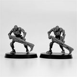 28mm Astronet X Infantry Resin Model Kit Miniature Tabletop War Gaming Unpainted 10 SoldierS Figurines for RPG