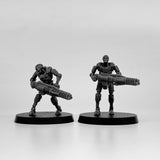 28mm Astronet X Infantry Resin Model Kit Miniature Tabletop War Gaming Unpainted 10 SoldierS Figurines for RPG