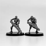 28mm Astronet X Infantry Resin Model Kit Miniature Tabletop War Gaming Unpainted 10 SoldierS Figurines for RPG