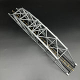 1/87 HO Scale 145 ft Steel Arched Truss Bridge Diorama Miniature kit DIY-Unassembled Architectural for Model Train Layout，Home Decoration Holiday Gifts