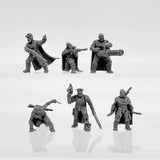 28mm NATIONAL GUARD HUNTERS Resin Model Kit Miniature Tabletop War Gaming 6 Soldiers Unpainted Diorama Figurines for RPG