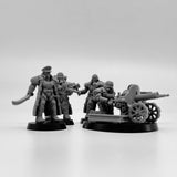 28mm GRIM GUARD DELTA SQUAD Resin Model Kit Miniature Tabletop War Gaming 5 Soldiers Unpainted Diorama Figurines for RPG