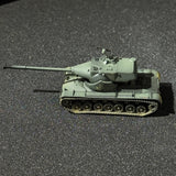 Classic 1/144 Scale Modern US Army T58 Heavy Tank Miniature Model with M2 Machine Gun Weathered Version Painted Finish