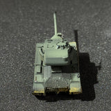 Classic 1/144 Scale Modern US Army T58 Heavy Tank Miniature Model with M2 Machine Gun Weathered Version Painted Finish