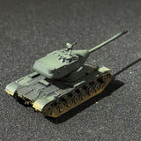 Classic 1/144 Scale Modern US Army T58 Heavy Tank Miniature Model with M2 Machine Gun Weathered Version Painted Finish