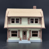 1/87 HO Scale The Puritan Home Diorama Miniature kit DIY-Unassembled Architectural for Model Train Layout，Home Decoration Holiday Gifts