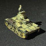 1/72 1/100 Scale Painted Vickers T-15 Light Tank Resin Model with Commander Figure Tabletop Wargaming