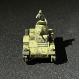 1/72 1/100 Scale Painted Vickers T-15 Light Tank Resin Model with Commander Figure Tabletop Wargaming