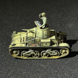 1/72 1/100 Scale Painted Vickers T-15 Light Tank Resin Model with Commander Figure Tabletop Wargaming