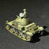 1/72 1/100 Scale Painted Vickers T-15 Light Tank Resin Model with Commander Figure Tabletop Wargaming