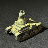 1/72 1/100 Scale Painted Vickers T-15 Light Tank Resin Model with Commander Figure Tabletop Wargaming