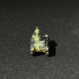 1/144 Scale Painted  Vickers T-15 Light Tank Camouflage Paint  Resin Miniature Model with Commander Figure Tabletop Wargaming