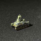 1/144 Scale Painted  Vickers T-15 Light Tank Camouflage Paint  Resin Miniature Model with Commander Figure Tabletop Wargaming