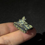 1/144 Scale Painted  Vickers T-15 Light Tank Camouflage Paint  Resin Miniature Model with Commander Figure Tabletop Wargaming
