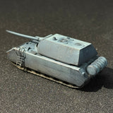 1/144 Scale German Painted Panzer VIII Maus Heavy Tank Military Diorama Resin Model with Accessories  Miniature Vehicle Tabletop Wargaming