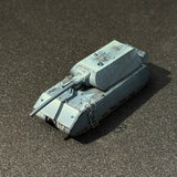 1/144 Scale German Painted Panzer VIII Maus Heavy Tank Military Diorama Resin Model with Accessories  Miniature Vehicle Tabletop Wargaming