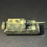 1/72 1/100 Scale German Painted Camouflage Military Panzer VIII Maus Super Heavy Tank Resin Model Kit Military Miniature with Fuel  Diorama