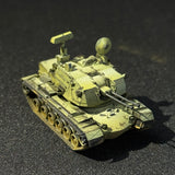 1/144  Scale  Painted  US M247 Sergeant York SPAAG Anti-Aircraft Tank Resin Miniature Model Weathered for Wargaming Tabletop Diorama Accessory