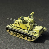 1/144  Scale  Painted  US M247 Sergeant York SPAAG Anti-Aircraft Tank Resin Miniature Model Weathered for Wargaming Tabletop Diorama Accessory