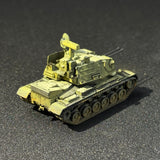 1/144  Scale  Painted  US M247 Sergeant York SPAAG Anti-Aircraft Tank Resin Miniature Model Weathered for Wargaming Tabletop Diorama Accessory