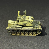 1/144  Scale  Painted  US M247 Sergeant York SPAAG Anti-Aircraft Tank Resin Miniature Model Weathered for Wargaming Tabletop Diorama Accessory