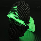 3D Printed Luminous Quantum Skull Glow in the dark Toy Decorations Cool Holiday Gift