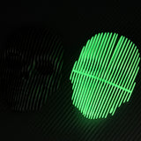3D Printed Luminous Quantum Skull Glow in the dark Toy Decorations Cool Holiday Gift