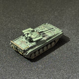 1/144 Scale Russian Painted BMP-2M Infantry Fighting Vehicle Assembled Resin Miniature Model Vehicle Tabletop Wargaming
