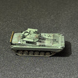 1/144 Scale Russian Painted BMP-2M Infantry Fighting Vehicle Assembled Resin Miniature Model Vehicle Tabletop Wargaming