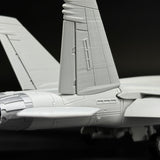 3D DIY 1/48 Scale F18E Super Hornet Fighter Miniature Model Assembly Toy Creative Desktop Decoration Ornament Birthday Gift