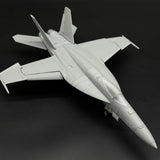 3D DIY 1/48 Scale F18E Super Hornet Fighter Miniature Model Assembly Toy Creative Desktop Decoration Ornament Birthday Gift