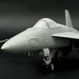 3D DIY 1/48 Scale F18E Super Hornet Fighter Miniature Model Assembly Toy Creative Desktop Decoration Ornament Birthday Gift