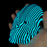 3D Printed Luminous Quantum Skull Glow in the dark Toy Decorations Cool Holiday Gift