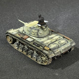 Painted 1/72 1/100 Scale German Panzer III Ausf. F Resin Model Tank Miniature with Commander Figure