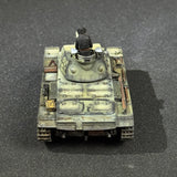 Painted 1/72 1/100 Scale German Panzer III Ausf. F Resin Model Tank Miniature with Commander Figure